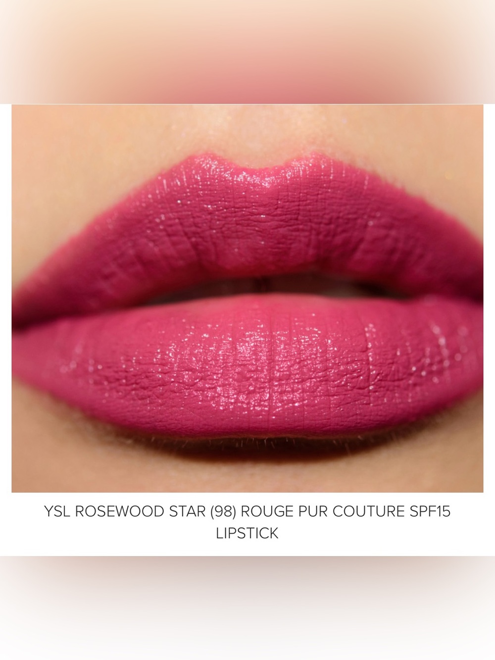 BNIB YSL Rouge Pur Couture 2019 High On Stars 98 Rosewood Star - Collector - Picture 10 of 15